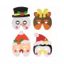 Weihnachtsmasken, 4er-Pack Weihnachtsmasken, 4er-Pack