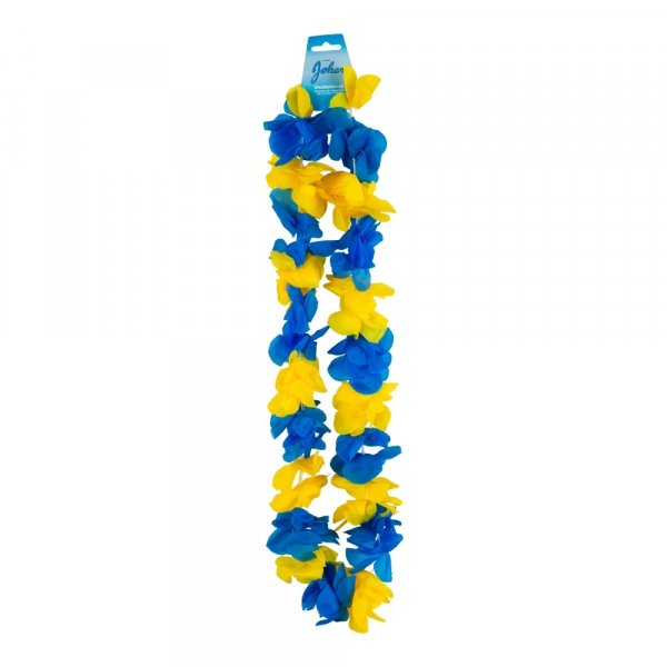 Hawaiianischer Kranz - Blau/Gelb Hawaiianischer Kranz - Blau/Gelb