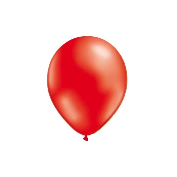 Luftballons - Metallic - Rot - 10er-Packung