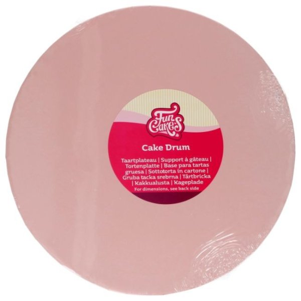 Dicke Kuchenform - Rosa Pastell - 25 cm - FunCakes Dicke Kuchenform - Rosa Pastell - 25 cm - FunCakes