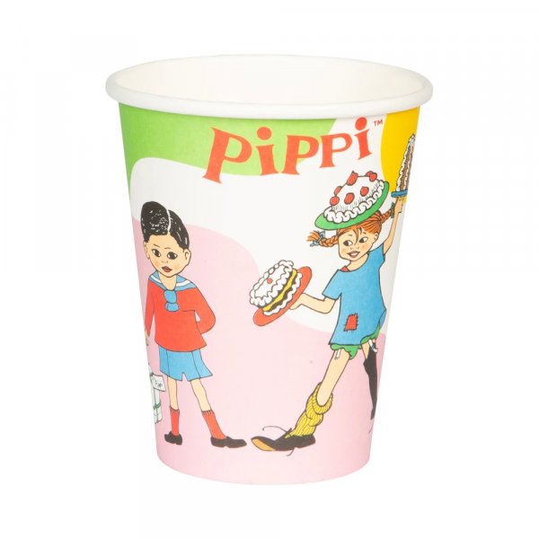 Pappbecher - Pippi Langstrumpf - 8er-Pack Pappbecher - Pippi Langstrumpf - 8er-Pack