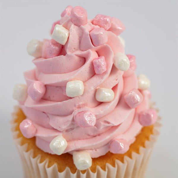 Knusprige Marshmallows - Weiß/Rosa - PME - 87 g Knusprige Marshmallows - Weiß/Rosa - PME - 87 g