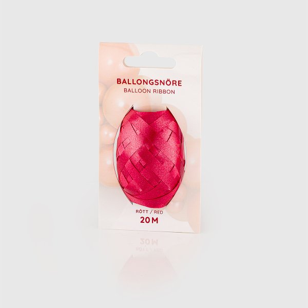 Ballonschnur - 20 m - Rot Ballonschnur - 20 m - Rot