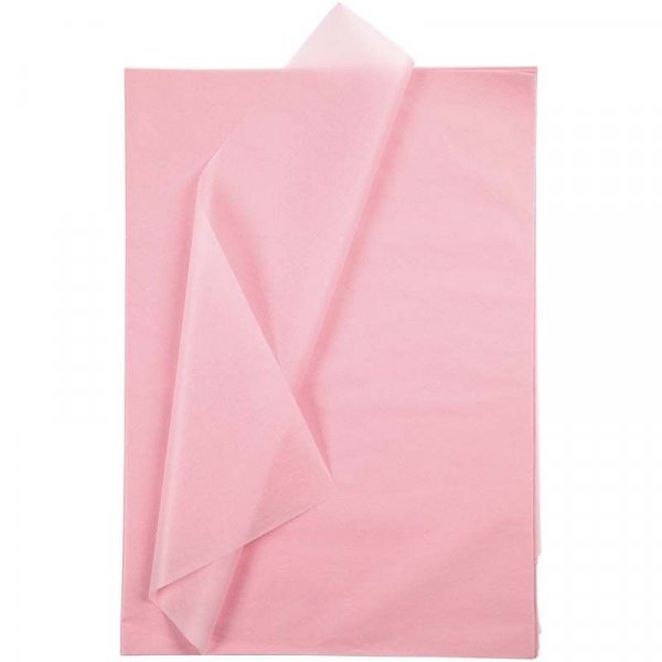 Seidenpapier - 25 Blatt - Hellrosa