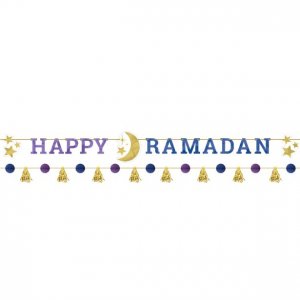 Girlande - Happy Ramadan - Eid - 2 Stk Girlande - Happy Ramadan - Eid - 2 Stk