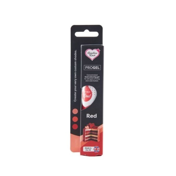 Pastenfarbe - Rot - 25 g - Progel - Regenbogenstaub Pastenfarbe - Rot - 25 g - Progel - Regenbogenstaub