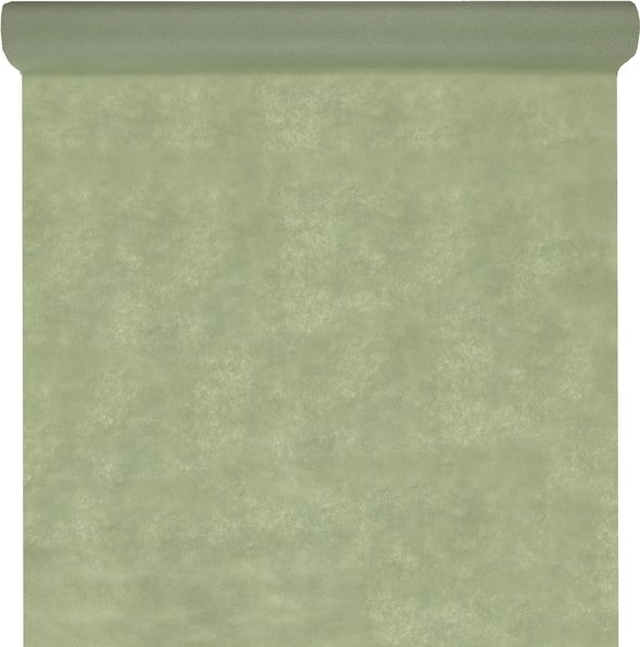Tischdecke aus Stoffimitat - Olivgrün - 50 m Tischdecke aus Stoffimitat - Olivgrün - 50 m