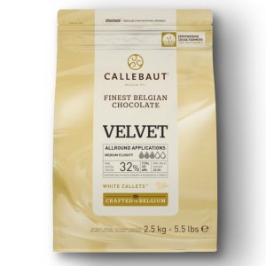Schokolade - White Velvet - Callebaut - 2,5 kg Schokolade - White Velvet - Callebaut - 2,5 kg