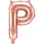 Buchstabenballons - Roségold - 35 cm - Buchstabe: P