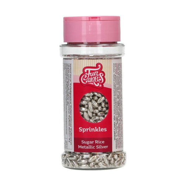 Streusel - Zuckerreis - Silber - 80 g Streusel - Zuckerreis - Silber - 80 g