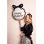 Runder Folienballon - Nude - Alles Gute zum Geburtstag
