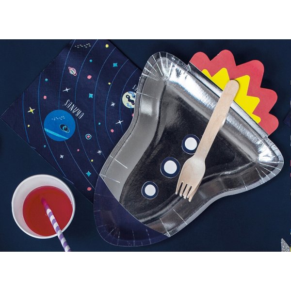 Pappteller - Space Party - 6er-Pack Pappteller - Space Party - 6er-Pack