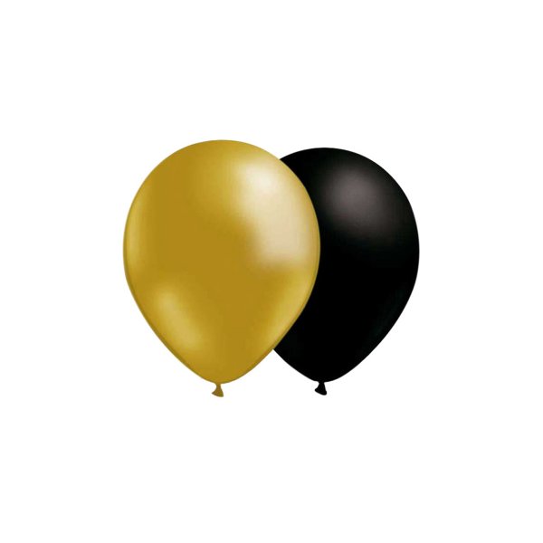 Luftballons - Mix - Gold/Schwarz - 10er-Packung Luftballons - Mix - Gold/Schwarz - 10er-Packung
