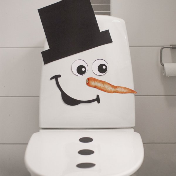 Schneemann - Weihnachtsbus des Weihnachtsmanns