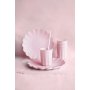 Strohhalme - Wiederverwendbarer Kunststoff - Rosa - 12er-Packung