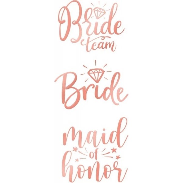 Tattoos - Team Bride -13 Stk Tattoos - Team Bride -13 Stk