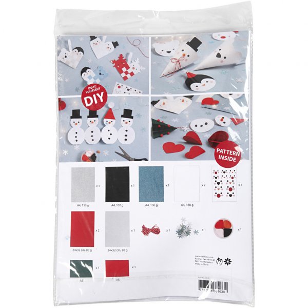 Bastelset - Weihnachtsdekoration - Polartiere