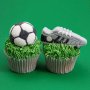 Marshmallow-Dekorationen - Fußball - 12 Stück Marshmallow-Dekorationen - Fußball - 12 Stück