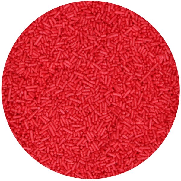 Streuselstäbchen Rot 80 g - FunCakes Streuselstäbchen Rot 80 g - FunCakes