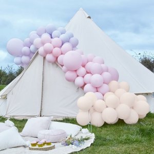 Ballonbogen - Luxus - Pastellrosa/Hellviolett Ballonbogen - Luxus - Pastellrosa/Hellviolett