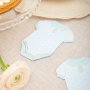 Servietten - Babybody - Blau/Gold - 10er-Packung Servietten - Babybody - Blau/Gold - 10er-Packung