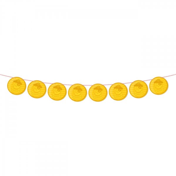 Girlande - Piraten-Hip-Hip-Ahoi - 2 Meter