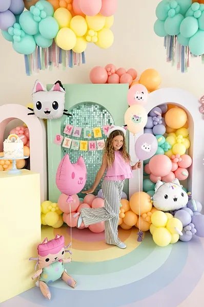 Pastellfarbene Luftballons - Gabby\\\'s Dollhouse - 6er-Pack Pastellfarbene Luftballons - Gabby\\\'s Dollhouse - 6er-Pack