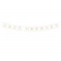 Wimpel - Just Married - Wei/Gold