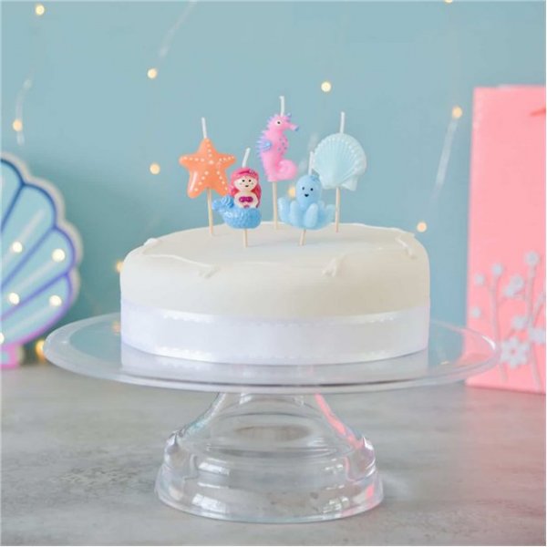 Kuchenkerzen - Under The Sea - 5er-Pack