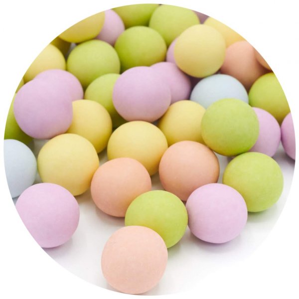 Schokoladenperlen - Zarte Pastelltöne XXL - Fröhliche Streusel - 120 g Schokoladenperlen - Zarte Pastelltöne XXL - Fröhliche Streusel - 120 g