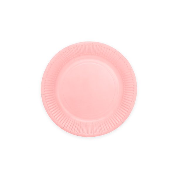 Pappteller - Rosa - 18 cm - 20er-Packung Pappteller - Rosa - 18 cm - 20er-Packung