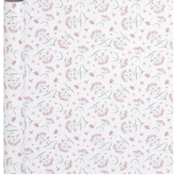 Geschenkpapier - Blumen - Rosa