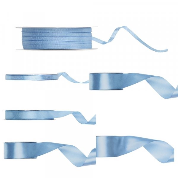 Satinband - Nebelblau - 25 Meter Satinband - Nebelblau - 25 Meter