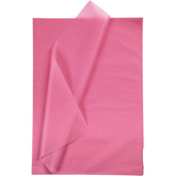 Seidenpapier - 10 Blatt - Rosa Seidenpapier - 10 Blatt - Rosa