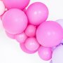 Mini-Luftballons - Pastell - Premium 12 cm - Hot Pink - 10er-Pack