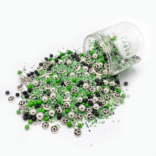 Happy Sprinkles Sprinkles Football (Fußballmeister) Großes Glas 180 g Happy Sprinkles Sprinkles Football (Fußballmeister) Großes Glas 180 g