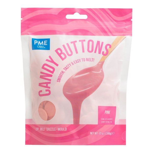 Bonbonknöpfe - Rosa - PME - 340g Bonbonknöpfe - Rosa - PME - 340g