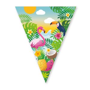 Flaggengirlande - Aloha - 16 x 20 cm Flaggen - 6 m Flaggengirlande - Aloha - 16 x 20 cm Flaggen - 6 m