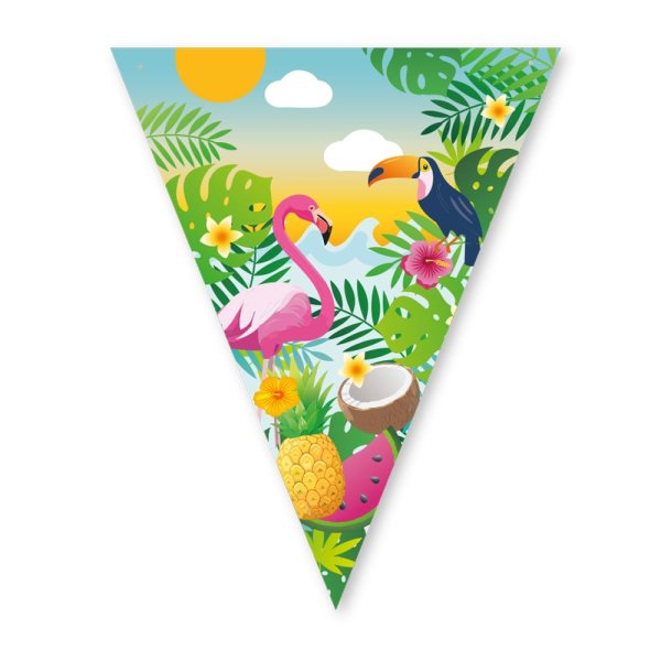 Flaggengirlande - Aloha - 16 x 20 cm Flaggen - 6 m Flaggengirlande - Aloha - 16 x 20 cm Flaggen - 6 m