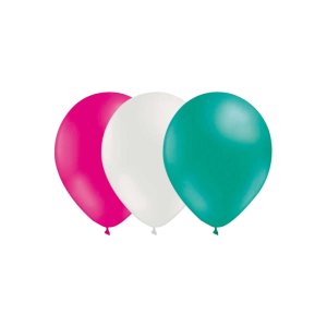 Luftballons - Mix - Magenta/Weiß/Seegrün - 15er-Packung Luftballons - Mix - Magenta/Weiß/Seegrün - 15er-Packung