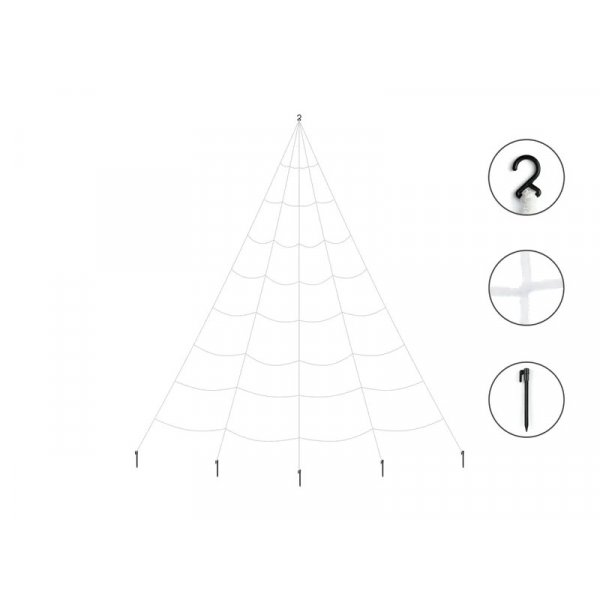 Spinnennetz - 5 x 4 Meter