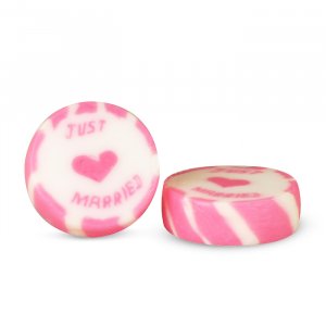 Karamellbonbons - Just Married - Rosa - ca. 50 Stück Karamellbonbons - Just Married - Rosa - ca. 50 Stück