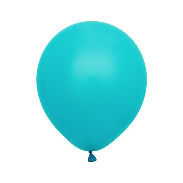 Luftballons, einfarbig - Premium 45 cm - Türkis - 5er-Pack Luftballons, einfarbig - Premium 45 cm - Türkis - 5er-Pack