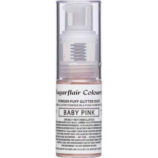 Essbares Glitzerspray - Pink - Sugarflair - 10 g Essbares Glitzerspray - Pink - Sugarflair - 10 g