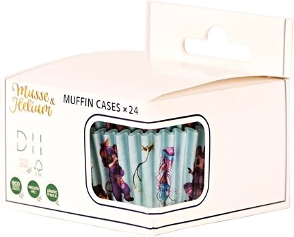 Muffinformen - Mickey & Helium - 24er-Pack - Hellblau