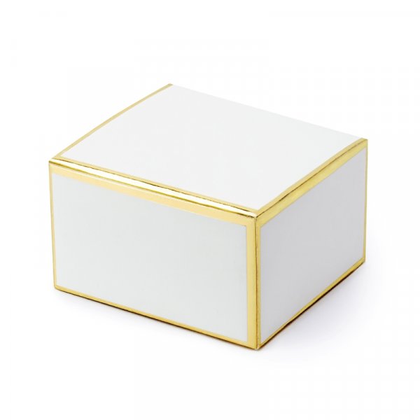 Geschenkbox - 10er-Pack - Goldrand