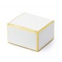 Geschenkbox - 10er-Pack - Goldrand