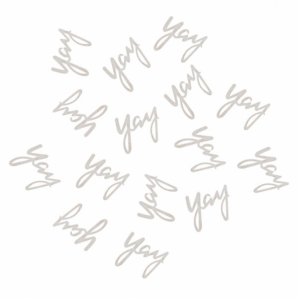 Konfetti - Holz - Yay - 25 Stk