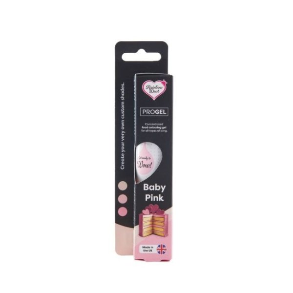 Pastenfarbe - Rosa (Babyrosa) - 25 g - Progel - Regenbogenstaub Pastenfarbe - Rosa (Babyrosa) - 25 g - Progel - Regenbogenstaub