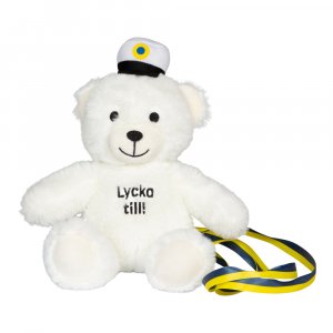 Student Animal - Teddyb�r - Wei� - Viel Gl�ck